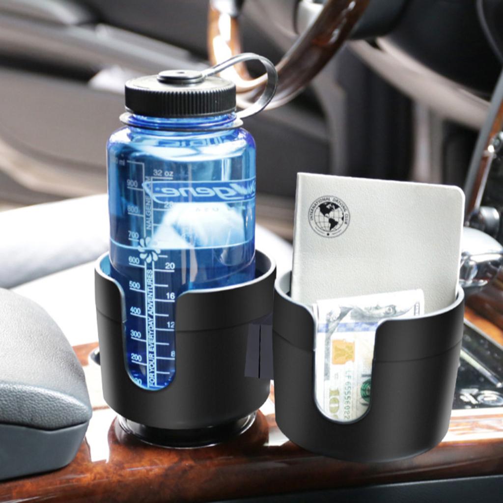 Cup Holder Expander for Car 2 in 1 All Purpose Car Cup Holer and Organizer with Adjustable Base for 34oz Drink Bottles