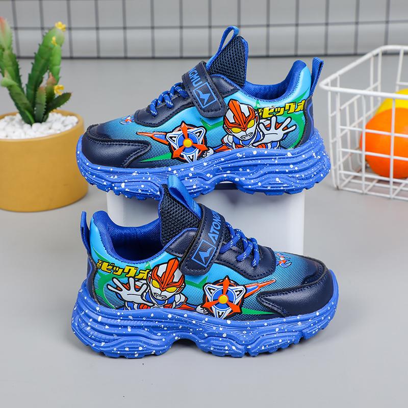 Fashion Kids Sports Walking Casual Shoes Boys Girls Kid's 4 Seasons Sneakers Cartoon Footwear for Child