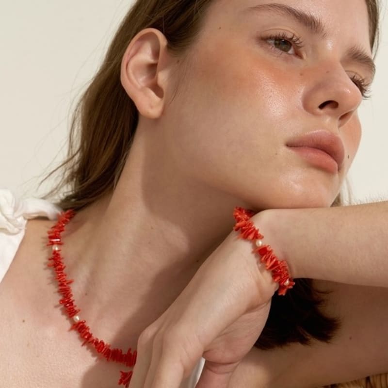 LOVE ME MONSTER Coral Bracelet