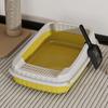 Cat Litter Box Semi-closed Open Splash-proof Cat Excrement Basin Cat Toilet Large Thickened Cat Kitten Potty