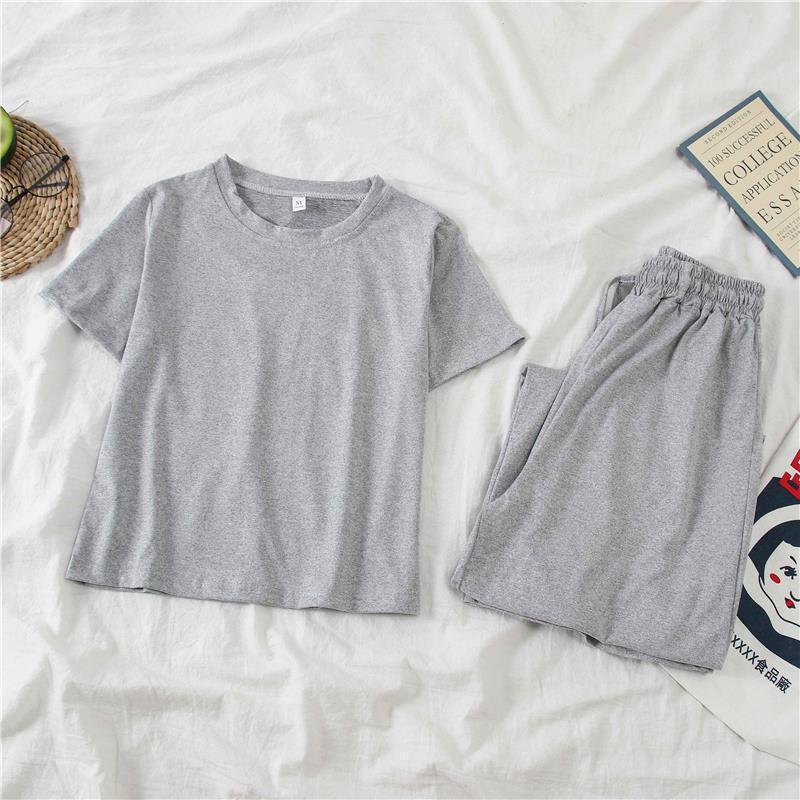 2025 Summer Korean Style Women's Short Sleeve Suit & Wide-Leg Pants Set - Trendy Casual Two-Piece