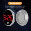 Mini Digital Clock for Car Round Automotive Digital Clock Led Luminous Display Automotive Watch for Road Trip Long Travel