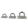RICHWITS Stainless Steel Eye Plate for Sunshade Sail and Boat Attachment