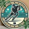 Metal Poster Wall Art Retro Hockey Sign Home Garage Decor