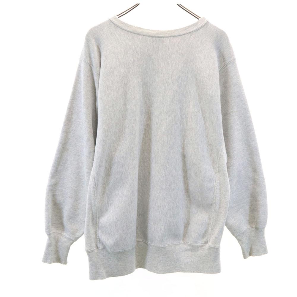 Champion 90s Embroidered tag REVERSE WEAVE Made in USA Old College Long sleeve sweat trainer Men's Used