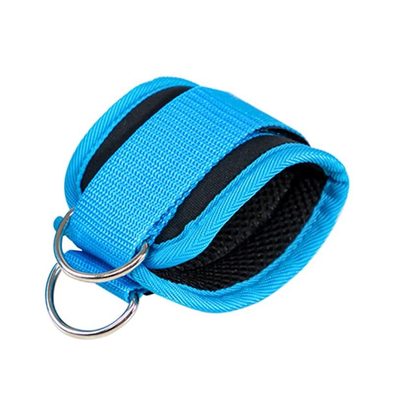 

1 шт. спортивные ремни для лодыжек с подкладкой D-образные манжеты для лодыжек для тренировок в спортзале тросовые тренажеры упражнения для ног регулируемая поддержка лодыжки