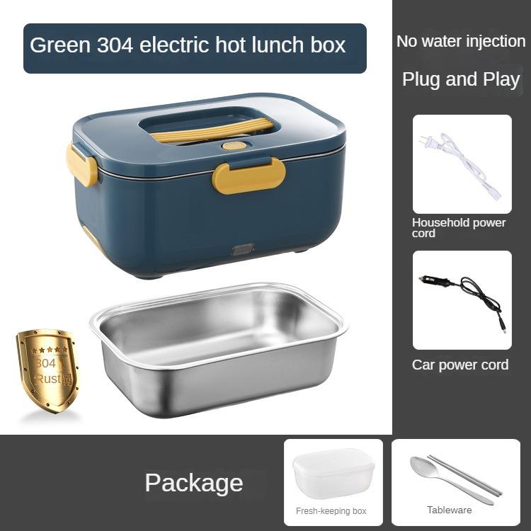 110V 220V Domácí elektrický ohřívací box Elektrický obědový box bez vstřikování vody Ohřívací obědový box 2L Rýžovar Multicooker