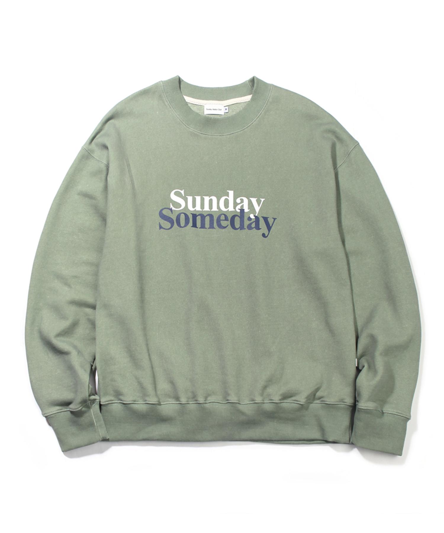 Свитшот Sunday Hobby Club Sunday Someday - Пигментный зеленый Large