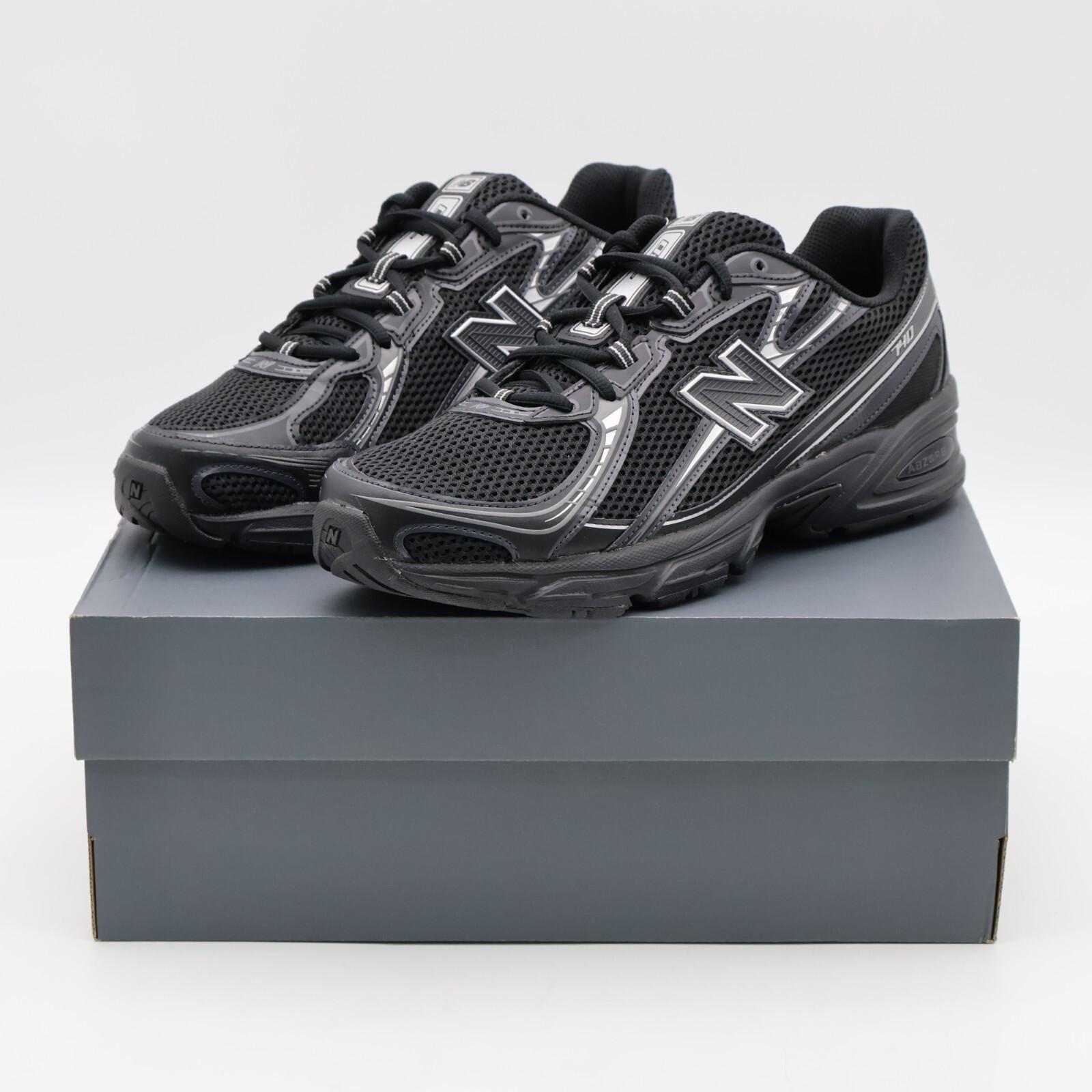 U740BM2 New Balance 740 Black Gray Silver (Men s) 9