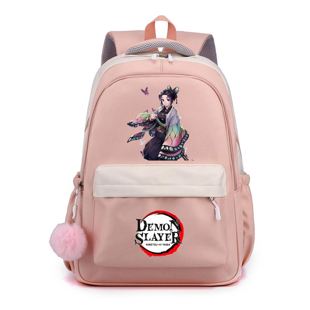 Anime Demon Slayer Printed Backpack for Teenger Student Girl Boy Schoolbag Bookbag Gift Women Large Capacity Waterproof Travel Bag Mochila