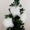 Wedding Party Home Christmas Decoration Christmas Pendant Feather Wing Hanging Feather Star Bauble