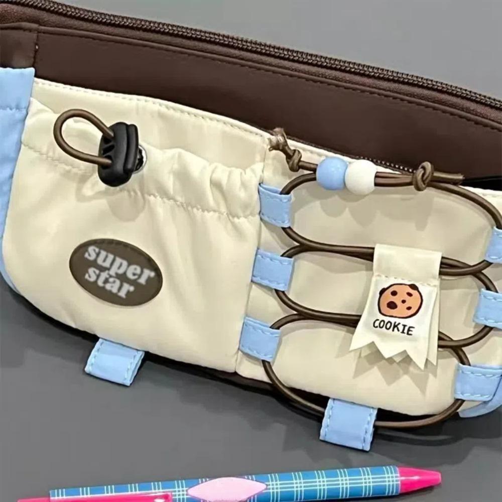Office Supplies Stationery Case Adjustable Pencil Pouch Personality Pen Bag  Signature