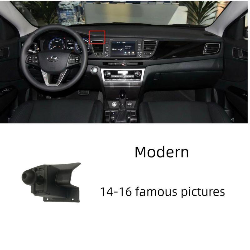 Mobile Phone Car Mount Base Specifically Designed for Beijing Hyundai Santa Fe, Elantra, Tucson, Ix35, Lafesta, Sonata 10
