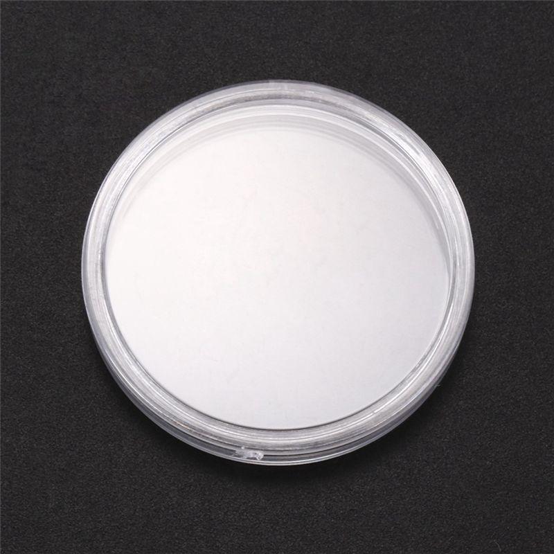 ABBY-30 Pcs Small Round Transparent Plastic Coin Capsules Box 30Mm