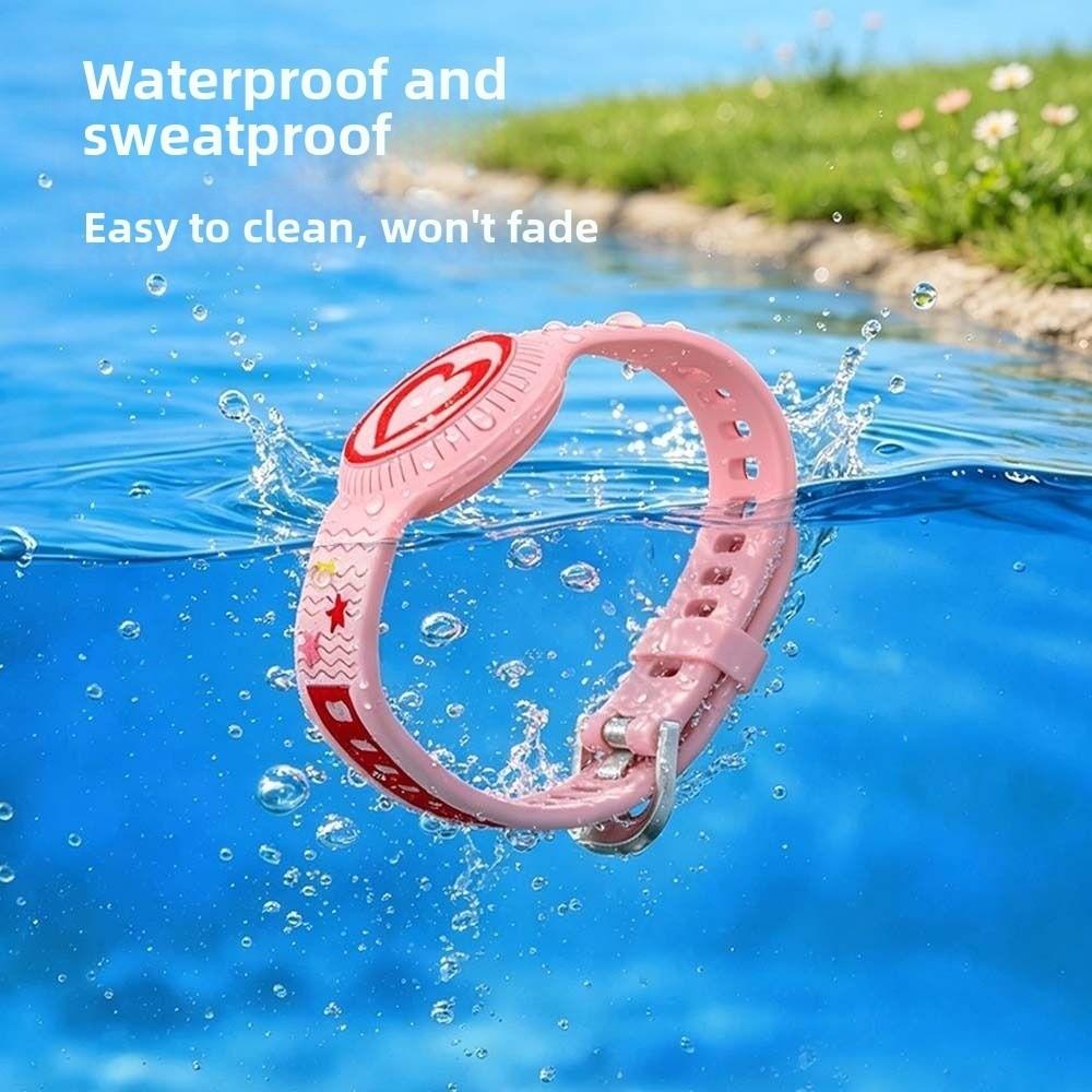 Silicone Kids Bracelet Cartoon Heart Tracker Holder Strap for AirTag Tracker Accessories