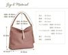 Pragma Tote Synthetic Fits and Stylish Faux Leather Women's Bag, Lightweight, Leather, A4, B5, More, Two-Tone (Grey Beige)