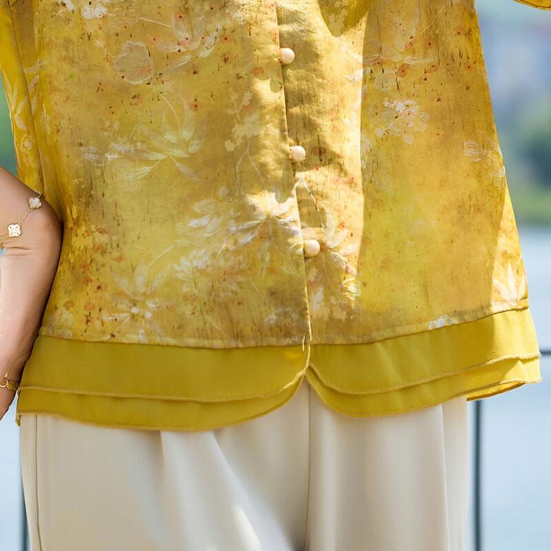 New Chinese Style Loose-Fit Summer Top for Women