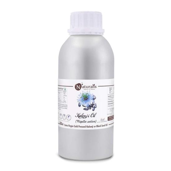Naturalis Essence Of Nature Extra Virgin Cold Pressed Kalonji Or Black Seed Oil For Healthy Skin, Hair - 500Ml 500ML