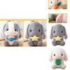 Cute Cartoon Clover Bunny Plush Toy Wholesale Easter Doll With Customizable Design Rabbit Stuffed Animal Gift Characters)
