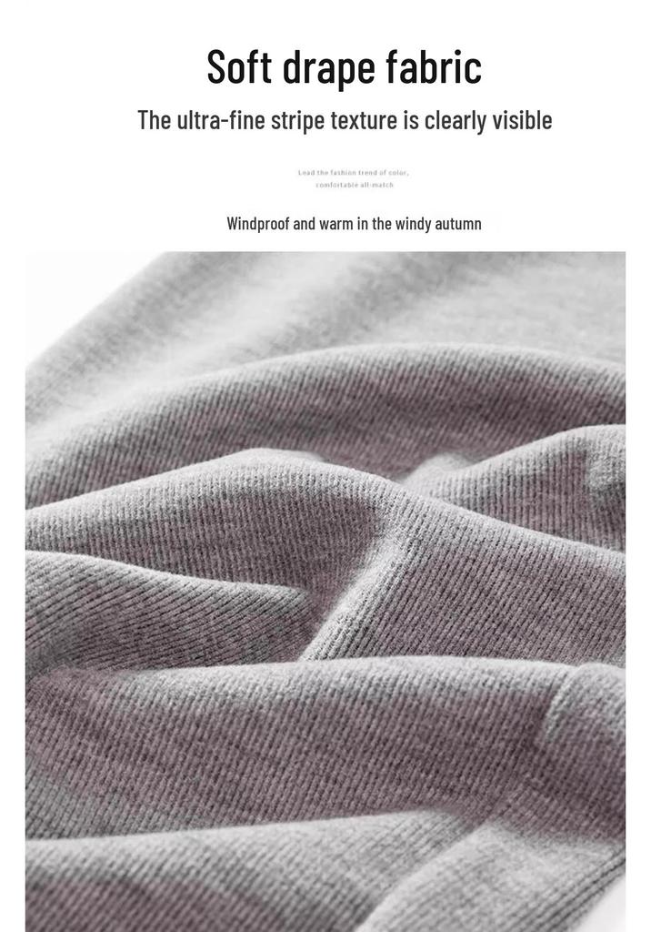 Maternity Fleece Wide-Leg Pants: Cozy, Loose-Fit for Spring, Autumn, Winter – Ideal Postpartum Wear