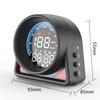 Yerleşik Enstrüman Altimetre Evrensel GPS HUD Head Up Display 2,4 inç Ekran 5-24V USB ile Güçlendirilmiş Otomatik