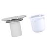 Shower Drain Cover Tray Waste Trap Plug Hole Cover Replacement Chromate Treatment Fast Flow