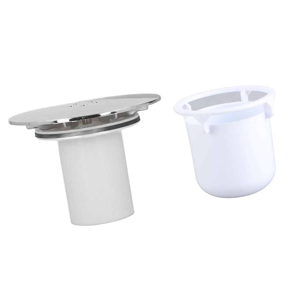Shower Drain Cover Tray Waste Trap Plug Hole Cover Replacement Chromate Treatment Fast Flow