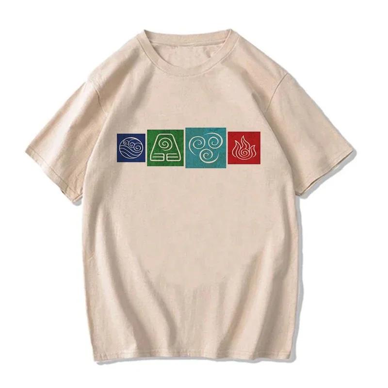 Avatar The Last Airbender Tee Shirt Appa Yip Harajuku EU Size Tshirt Fashion Mange T-shirt Y2k Streetwear Hip Hop Vintage Tops