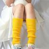 Dame Sokker Farge Matchende Kne Beskyttende Lang Stil Strikket Thicken Leg Sokker for Outdoor