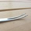 Nagao Japanese Confectionery Pick Fork Set of Stainless Made in Japan Tsubame-Sanjo 6, 12cm, 18-8 Steel,