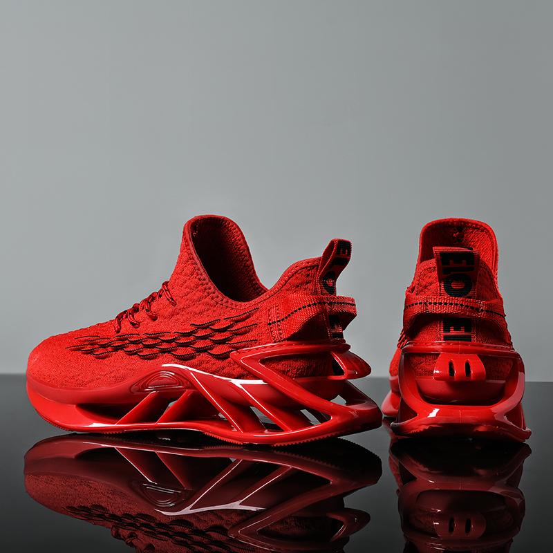 Laufschuhe Für Herren Trend Mokassins Herren Freizeit-Schuhwerk Tennis Luftiges Schuhwerk Premium-Schuhwerk Renn-Sneaker Trainingsschuhe Mann Schuhwerk Mann 39 red