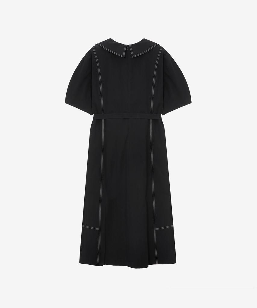 Jucy Judy Belted Open Collar Dress Jzop320B