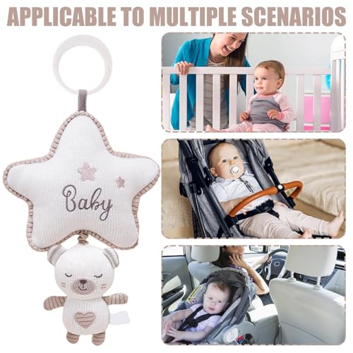 Baby Stroller Rattle | Hanging Musical Toy | Soothing Lullaby Sensory Stimulation Early Learning Toy for Newborns Infants Boys Girls
