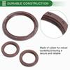 Motoforti Cylinder Head Gasket Kit for Toyota 3E Engine, Engine Valve Gasket Set Rubber No. 0411111075, Efficiency Seal