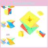P168-9 Pädagogischer Puzzlewürfel Spielzeug für Kinder mit reibungsloser Drehbewegung und einzigartiger Form