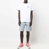 Maison Kitsune Ss22 Letter Logo Print Crew Neck Cotton Short Sleeve T-Shirt Men Tops White IM00130KJ0035P100