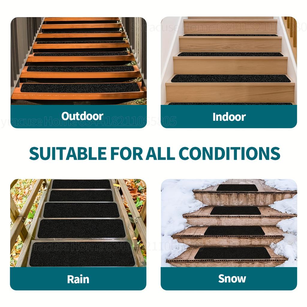 Hochbelastbares Antirutschband für Treppen Griffband Verwendung auf Gehwegen Treppen Rampen und Decks Innen/Außen Antirutschaufkleber