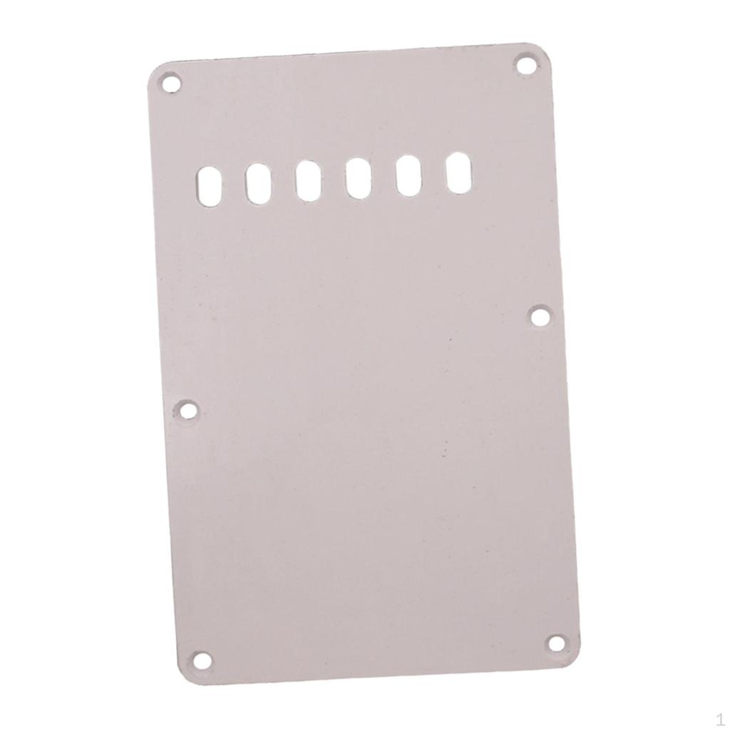 6 Holes Guitar Back Plate Tremolo Cavity Cover,Electric Accessories
