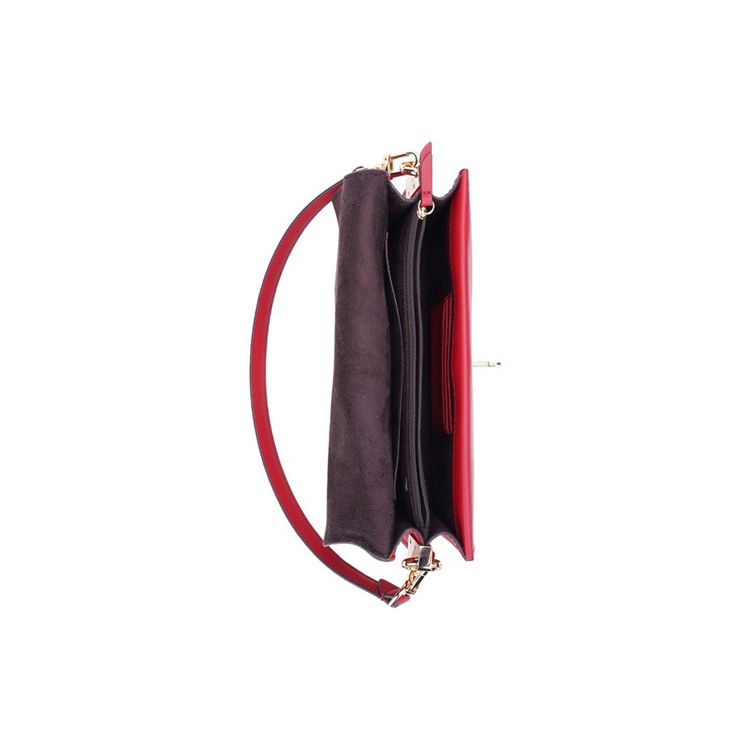 Michael Kors Greenwich Classic Solid Design Commuter Fashion Leather Tote Bag Women Handbags Red 30H1GGRL2L-602