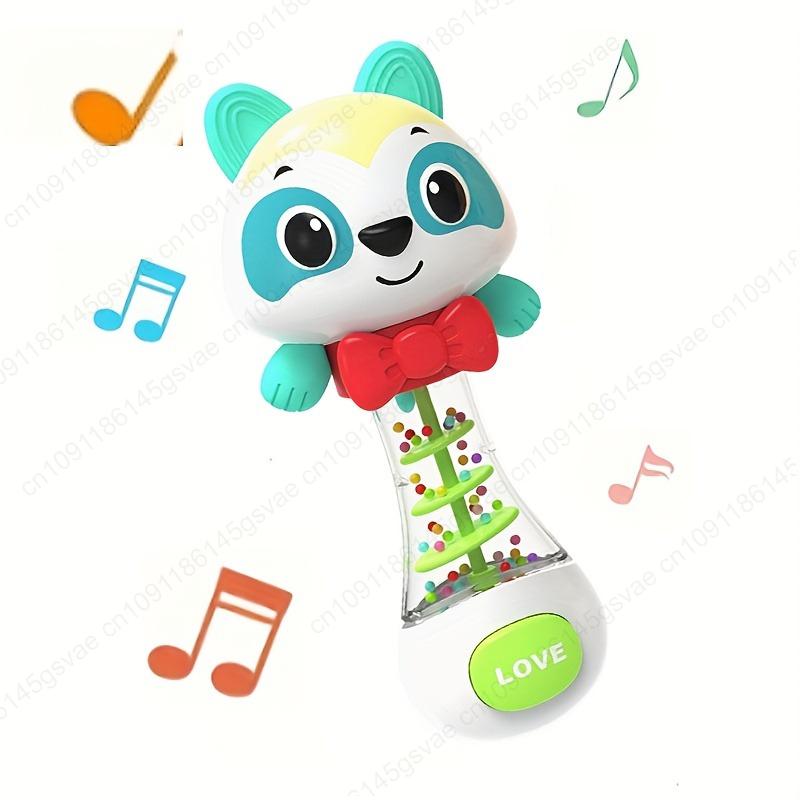 Cute animal Hand Cranked Bell - Early Childhood LearningToy That Enhances Grip Strength Promotes Visual And Auditory Development