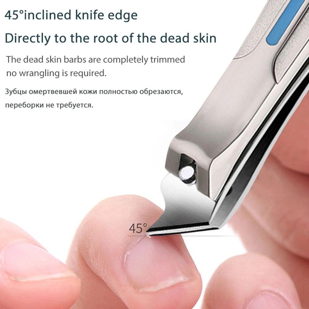 Bevel Shape Keyhold Thick Hard Manicure Tool Nail Clippers Folding Nail Clippers Nail Scissors