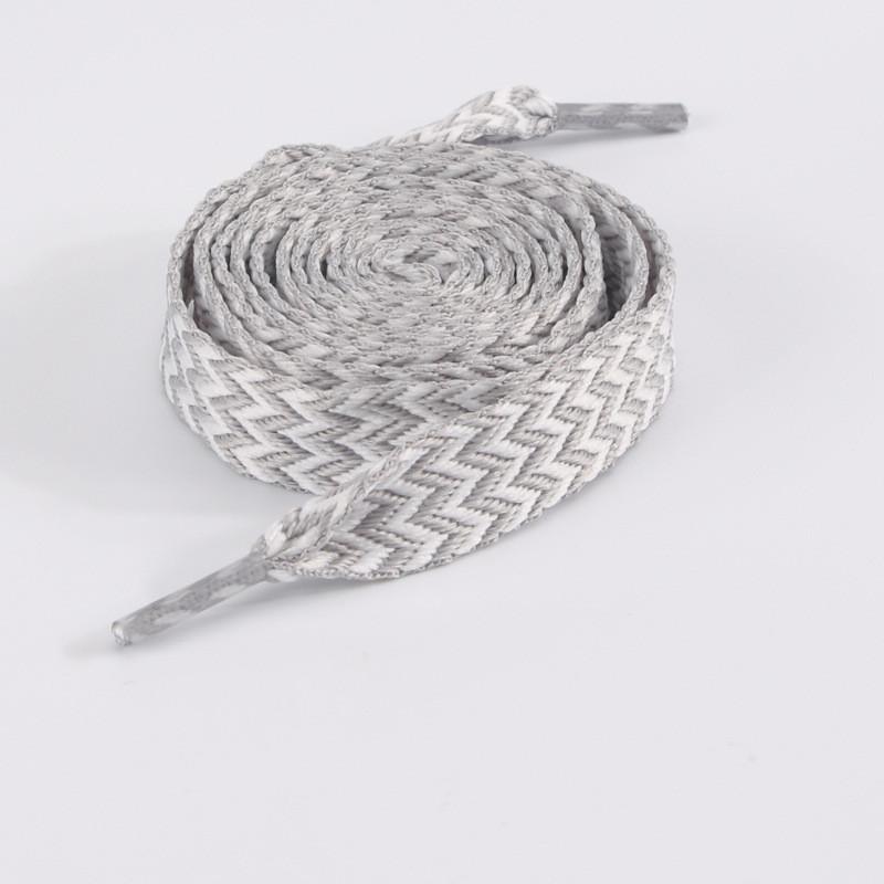 1Pair New 1.5CM Wide Wave Fat Shoelaces Women Men Casual Flat Shoe Laces Replacement Sneaker Lace Shoe Stings Shoelace