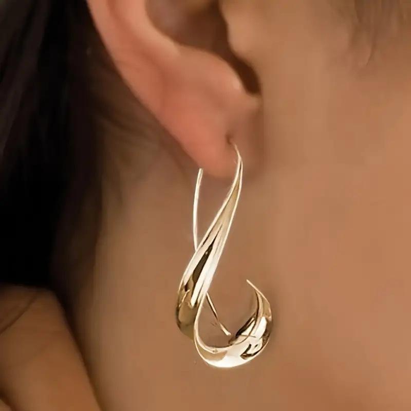 Light Luxury Niche High-end Design Women's Earrings Exquisite and Shiny Mesh Bag Rhinestone Personalized Design Earrings Earrings