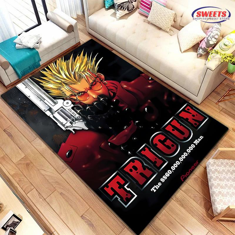 Nya hyllor! Bilibili Trigun Stampede Matta, Vardagsrum Sovrum Kontor Barnrum Val, Halkfri Maskintvättbar Matta