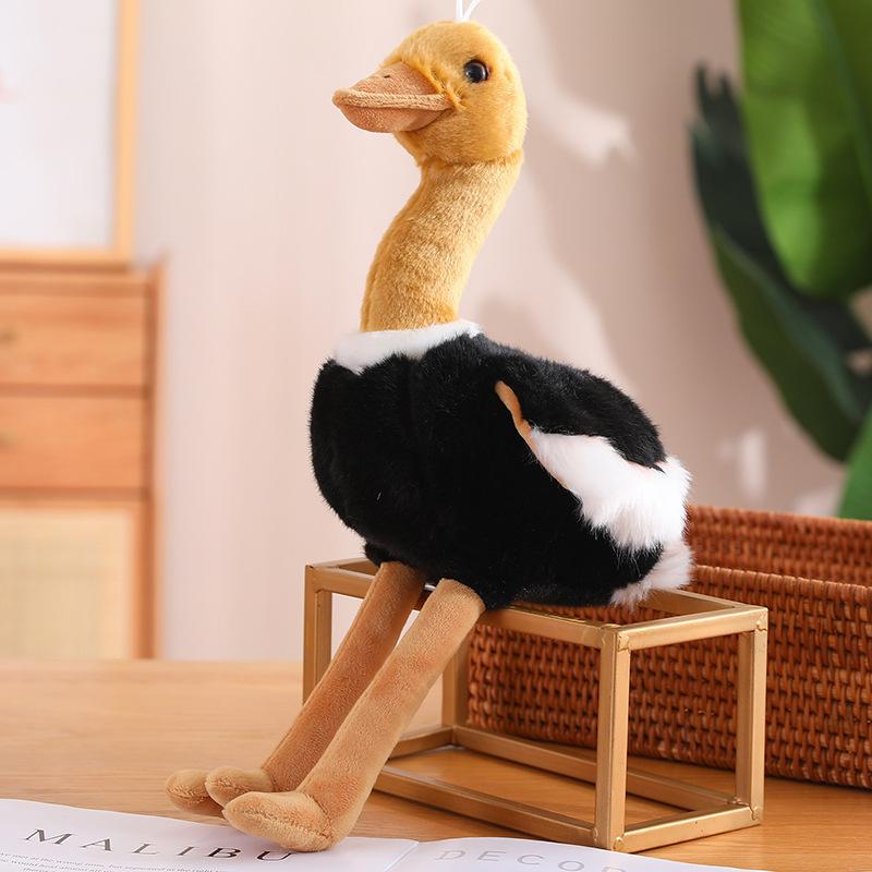 Simulated Bird Doll Swan Peacock Eagle Flamingo Zoo Gift Scenic Ornament