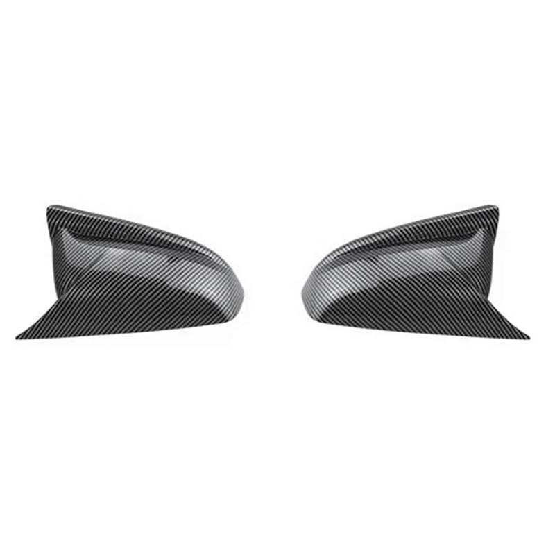 

Car Side Rearview Mirror Cover Housing Shell Trim ABS Sticker For Malibu 2012-2015 US-M53K Carbon Fiber Color