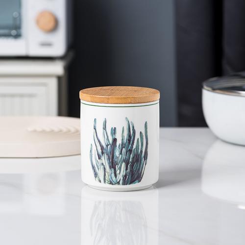 Food Grade Sealed Jar Ceramic Storage Jar Household Kitchen Grains Storage Jar Nut Tea Coffee Storage Box/collection Utensils