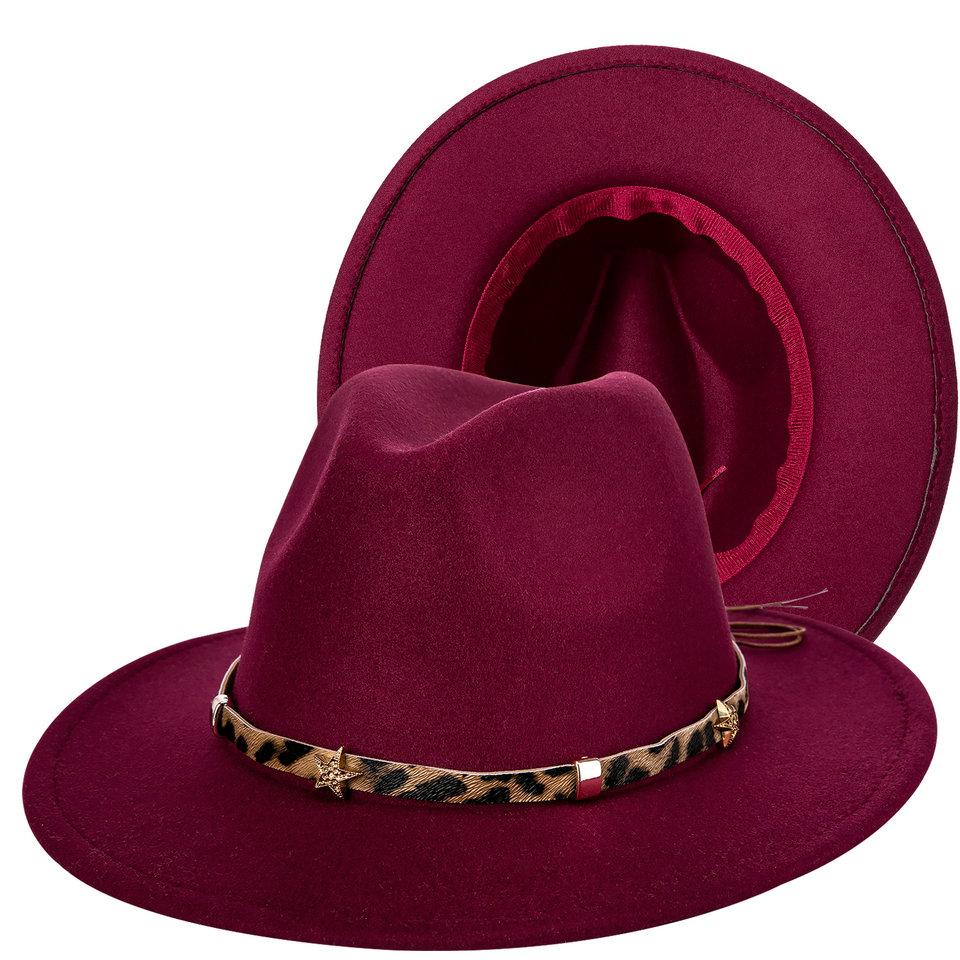 Wide Brim Fedora Hat 