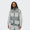 Jordan X SoleFly Capsule Collection Removable Collar Zip Work Jacket Men Outerwear Light-Smoke-Grey DV7516-077