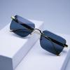 New Fashion Small Rectangle Sunglasses Men Women Vintage Square Driving Sun Glasses Luxury Brand Metal Frame UV Eyewear